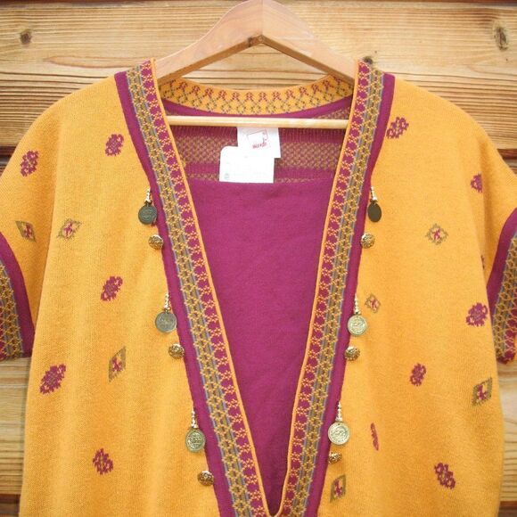 NWT Vintage 80's Knit Top Sweater - Picture 3 of 8